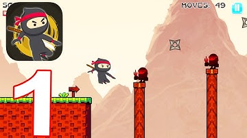 Jump Hero Shoot & Kick Ninja Gameplay Walkthrough Part 1 (IOS/Android)
