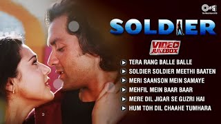 BOBBY DEOL: All Time Hit Soldier Movie Songs - Video Jukebox | Bobby Deol | Full Album Songs