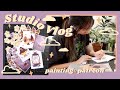 Studio Vlog ✿18: Patreon Launch!! Lots of Lil Adventures, Plant Things & Starting October Paintings