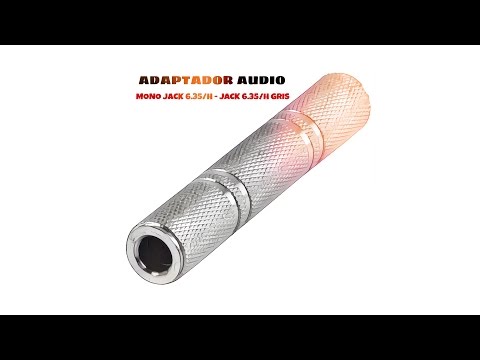 Video de Adaptador audio mono JACK 6.35/H - JACK 6.35/H  Gris