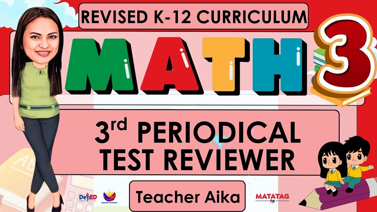 MATH 3 GRADE 3 Quarter 3 THIRD Periodical Test Reviewer 
