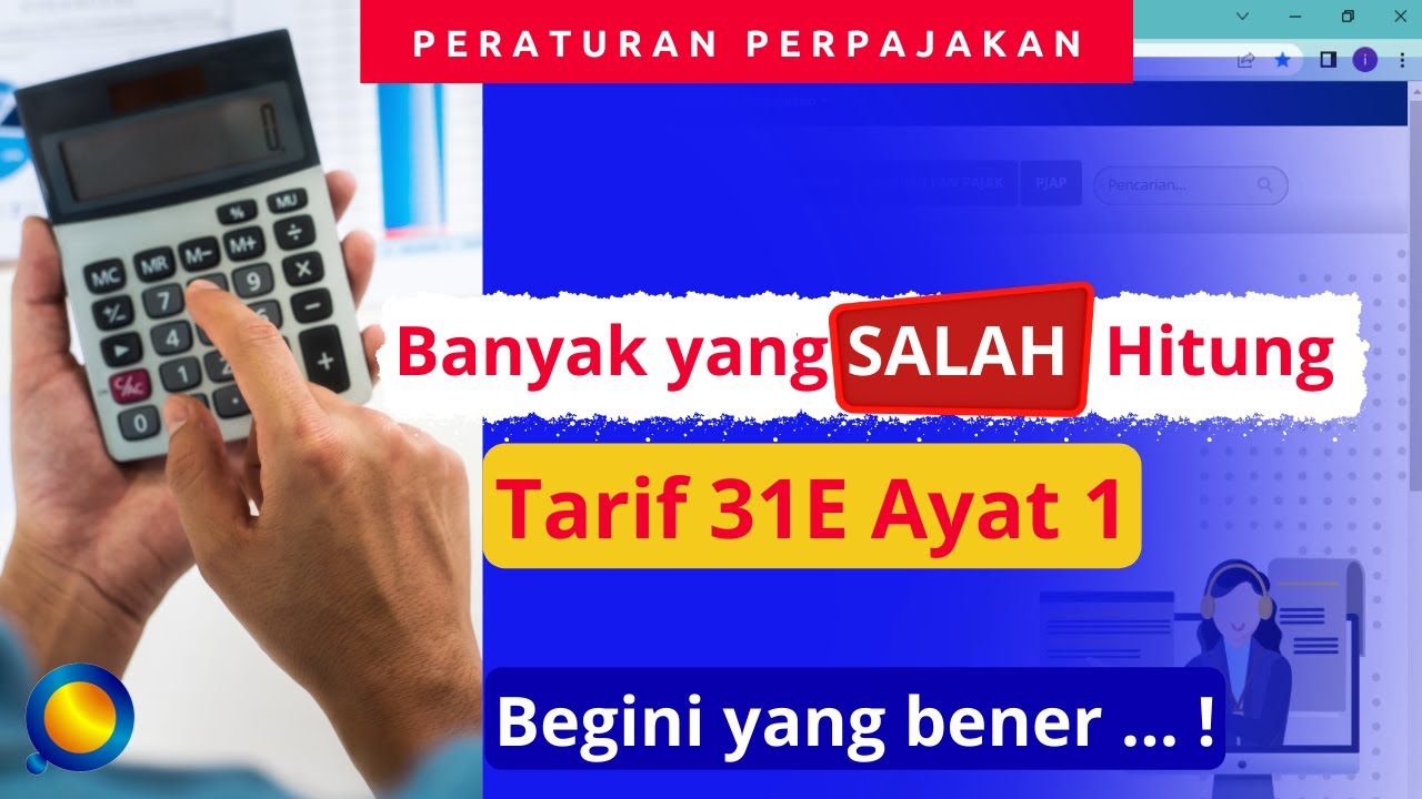 CARA MENGHITUNG PAJAK PASAL 31 E AYAT 1 YANG BENAR YouTube cara-menghitung-pajak-pasal-31-e-ayat-1-yang-benar-youtube