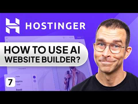 How to use the Hostinger AI Website Builder? | Hostinger playlist #7