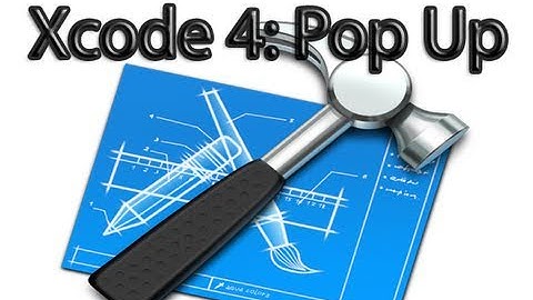 XCode Tutorial: make a Pop up/Alert