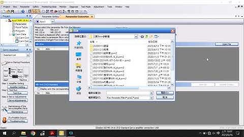 MR-J4 to MR-J3 or MR-J2 parameter converter