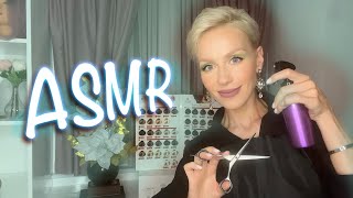 АСМР ✂️ СТРИЖКА И УКЛАДКА ВОЛОС 💆‍♀️ УХОД ЗА ВОЛОСАМИ | РАСЧЕСЫВАНИЕ | SPA  Персональное внимание 💇