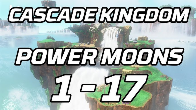 Super Mario Odyssey: Cascade Kingdom Power Moon Locations