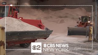 DSNY preparing for winter storm with mountain of salt