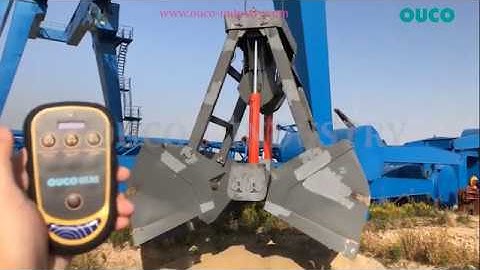 Testing Video of OUCO Radio Wireless Remote Control Clamshell Grab Bucket