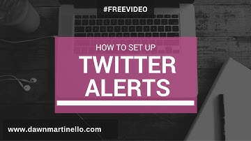 How To Set Up Twitter Alerts with Warble