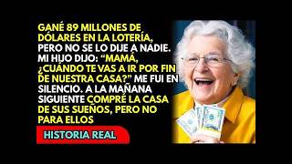 Gané 89 millones en la lotería, pero guardé el secreto… hasta que mi hijo dijo esto 💔