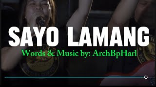 SAYO LAMANG by Yesu | Feat. JOLIE