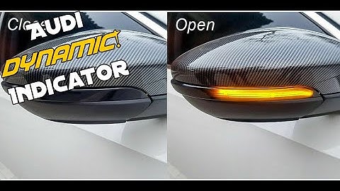 AUDI A3/S3/RS3 Dynamic indicator replacement