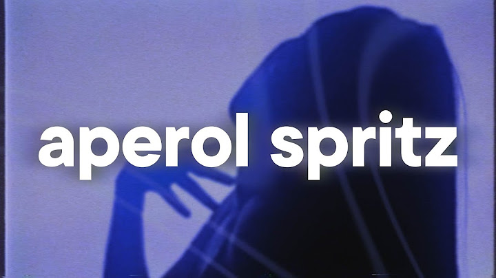 The Kid LAROI - APEROL SPRITZ 🍸 (slowed & reverb)
