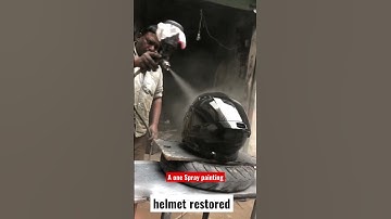 A one spray painting || Helmet restored || painting on helmet