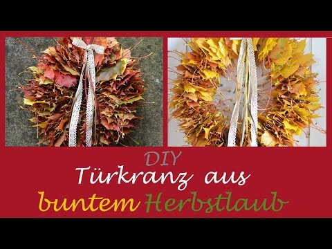 Video: Basteln Aus Herbstlaub