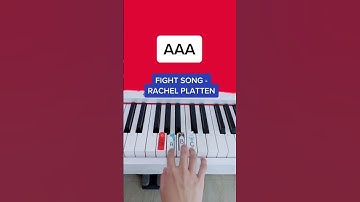 Thumbnail of Fight Song - Rachel Platten (Piano Tutorial) #fightsong #rachelplatten #easypianotutorial