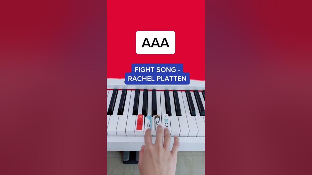 Fight Song - Rachel Platten (Piano Tutorial) #fightsong #rachelplatten #easypianotutorial