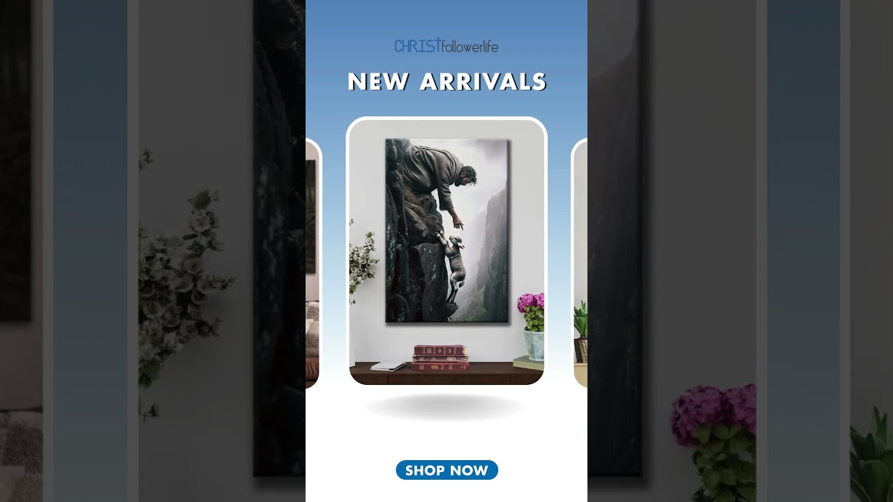 New Christian Wall Art Canvas (2025) - Faith Home Decor for Every Room ✝️ #canvas #wallart #painting