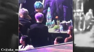 [ Fancam ] 190115 V BTS @Playing with water bottle so cute | Seoul Music Awards - 방탄소년단