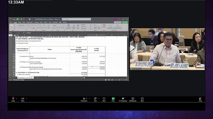 LIVE: Bicameral Conference Committee meeting on 2026 national budget (December 13, 2025)
