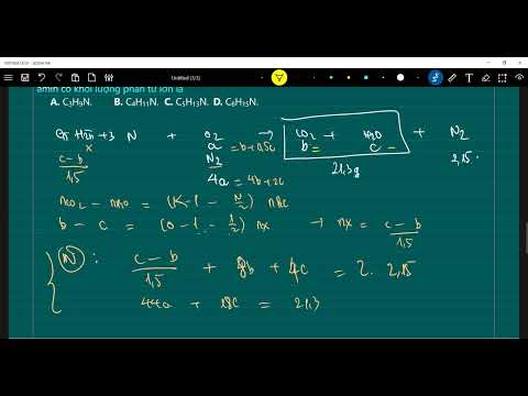 Video Đốt cháy hoàn toàn hỗn hợp X gồm 2 amin đều no đơn... - youtube