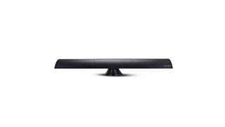 Antop Indoor Thin HDTV Antenna, 30-45 Mile-Range, Black/White ANTOP ClearBar 2in1 Amplified TV Antenna with 65Mile Ran...