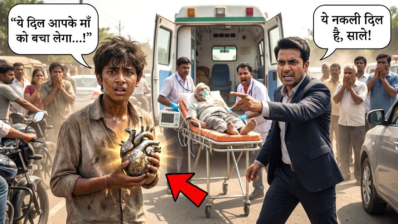 करोड़पति की माँ बिना दिल के म*र रही थी... गरीब लड़के ने कहा ये नकली दिल आपकी माँ को बचे लेगा | Story
