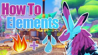 A How To On ELEMENTS! Dragon Adventures Roblox Beginners Guide
