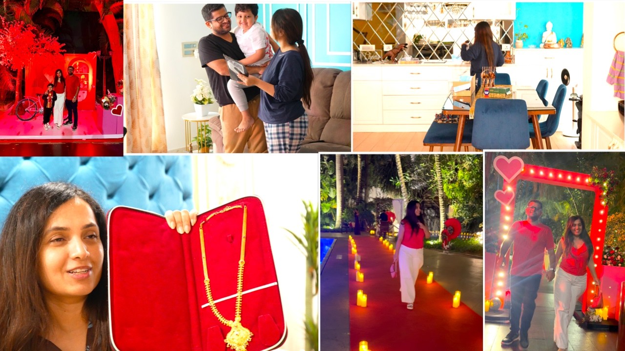 ನಮ್ಮ ವ್ಯಾಲೆಂಟೈನ್ಸ್ ಡೇ ಹೇಗಿತ್ತು ಏನು ಗಿಫ್ಟ್ ಸಿಕ್ತು - ಗೋಲ್ಡ್ ನೆಕ್ಲೆಸ್ | Valentines Day Vlog - Gift?