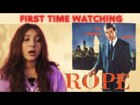 Alfred Hitchcock's ROPE is really *something of a something* MOVIE REACTION (first time watching)