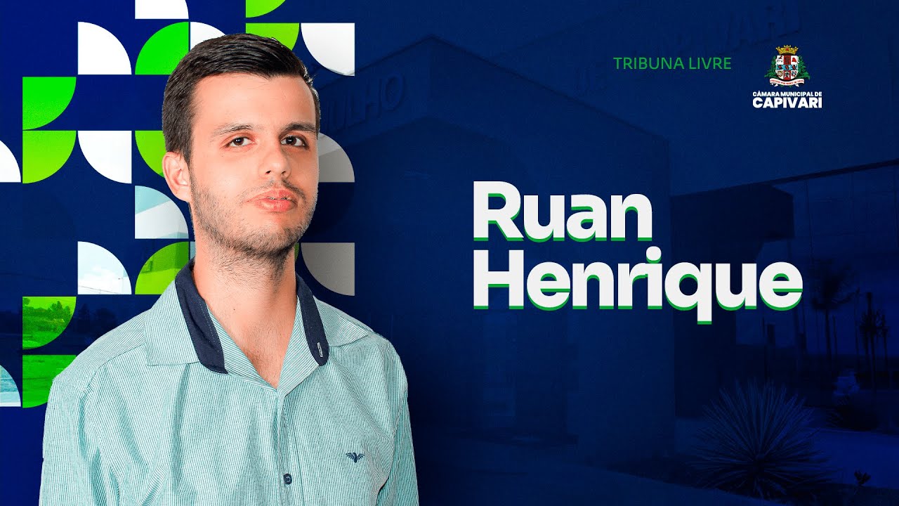 Tribuna Livre Vereador Ruan Henrique Pellegrini | 18/11/2024