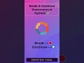 Day 12 | Python Break & Continue Statements Explained | ZerotoAI Tamil