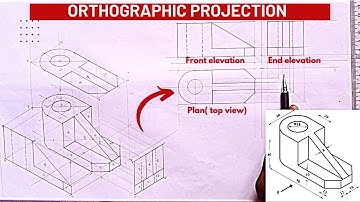 HOW TO TRANSFORM ISOMETRIC  TO ORTHOGRAPHIC, first and third angle projection.