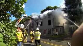 REILLY TOWNSHIP HOUSE  FIRE VIDEO 7 17 2014