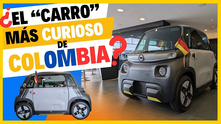 El carro más curioso que se vende en Colombia: OPEL ROCKS-e ⚡