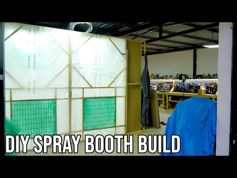 Workshop Build - Building The Spray Booth