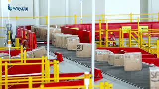 Wayzim - Sortation System Solution - Narrow belt sorter