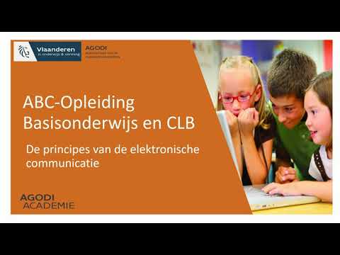 ABC-opleiding Basisonderwijs : Elektronische communicatie