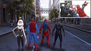 SPIDERMAN CROSSOVER PLAYING SPIDERMAN 2 (FUNNY FREE ROAM GAMEPLAY)