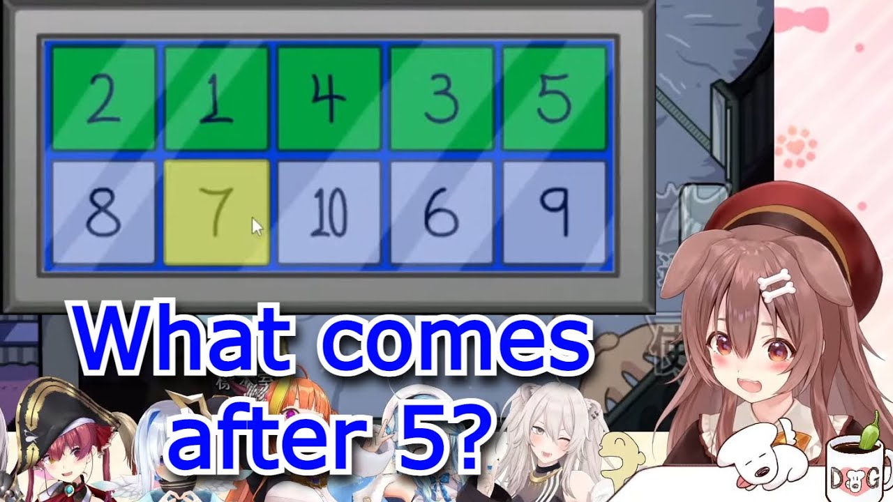Korone's Lack of Basic Math Skills Gets Her Killed By Serial Killer Fubuki [Hololive Among Us]