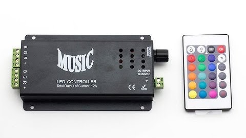 Sound Activated RGB LED Music Controller [KTFG 136]