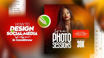How to Design a VIRAL Social Media Flyer in CorelDRAW (Step-by-Step for Beginners!)