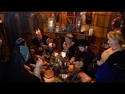 Couple Transform Home Into Medieval Banquet Hall