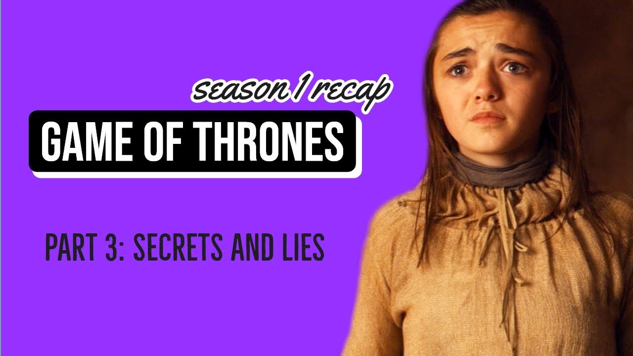 Game of Thrones Recap Season 1 | Part 3: Secrets and Lies | MindMineTV ...