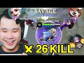 Savage pakai hero terkuat di mobile legends