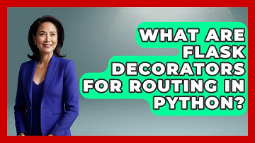 What Are Flask Decorators For Routing In Python? - Python Code School