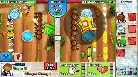 Bloons TD Battles Mobile E32 - Club Challenge (COBRA, Ice Tower, and Mortar)