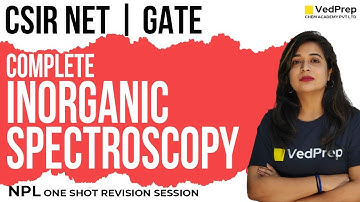 Complete Inorganic Spectroscopy One Shot Revision | CSIR NET Chemistry | GATE | VedPrep Chem Academy