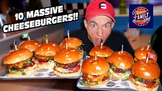 10 HUGE CHEESEBURGERS CHALLENGE in Poland! | 5KG of Food | 1000 PLN CASH PRIZE!!